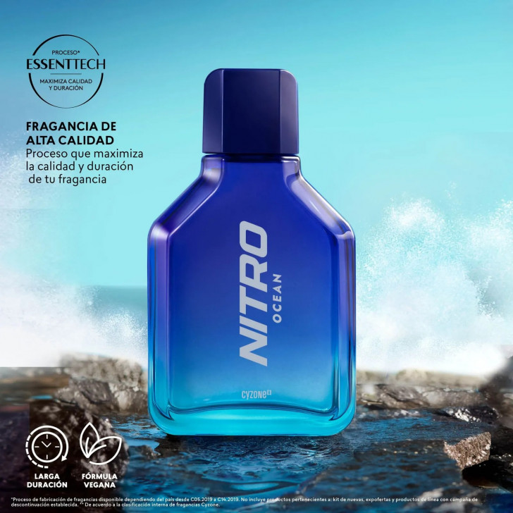 Ofertalow Perfume Hombre Nitro Ocean Cyzone 90 Ml
