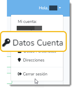 Datos cuenta